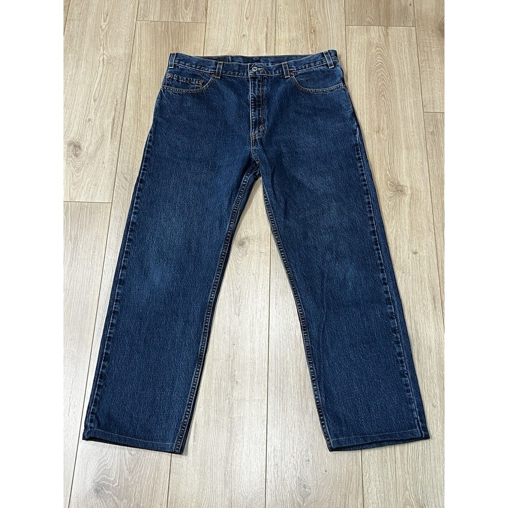 Vtg 90's Levi's 505 Regular Fit Jeans W36 L32(hemmed to 26") Straight‎ Leg